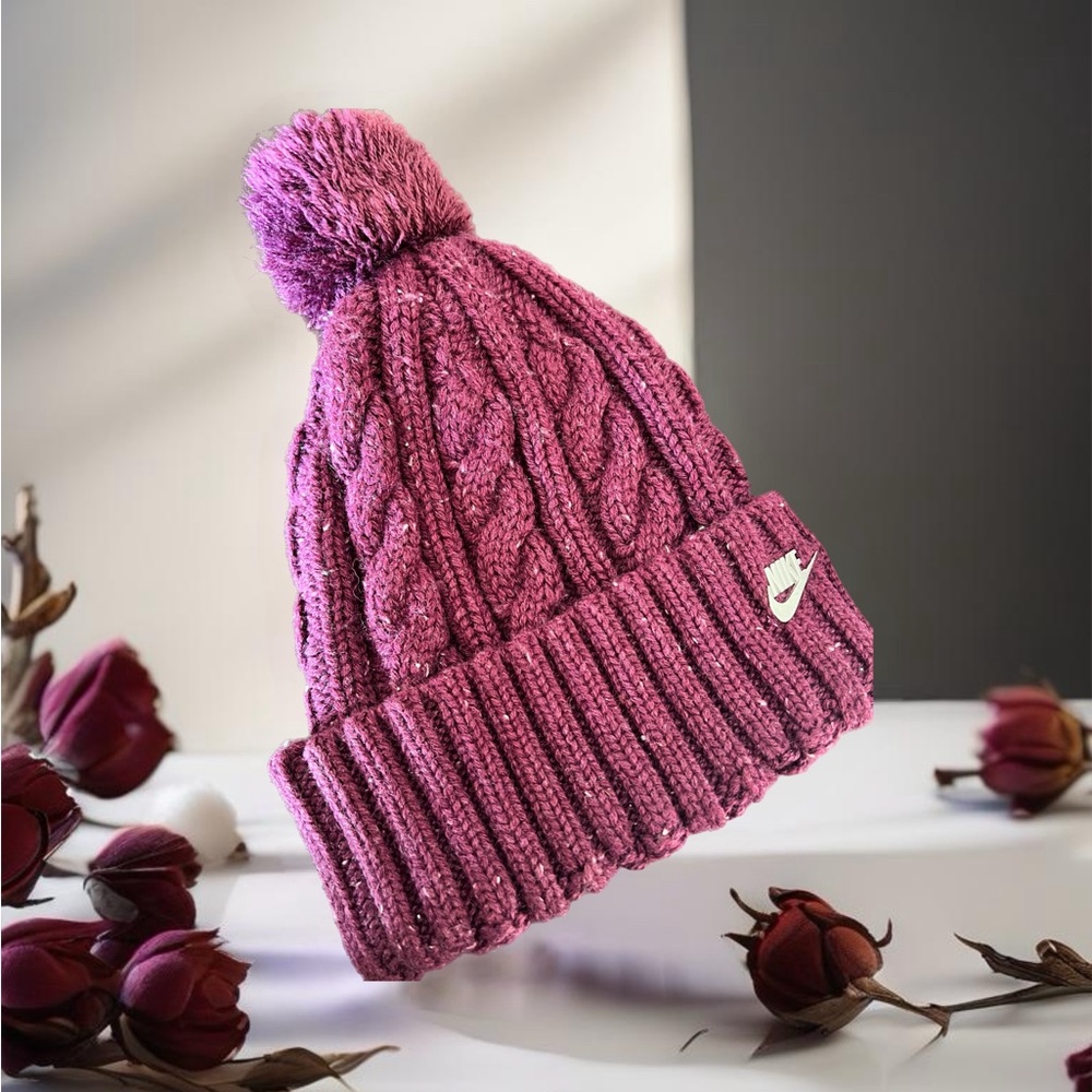 Nike Plum Knitted Women's Beanie